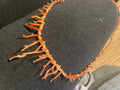 Fringe Salmon Coral Necklace