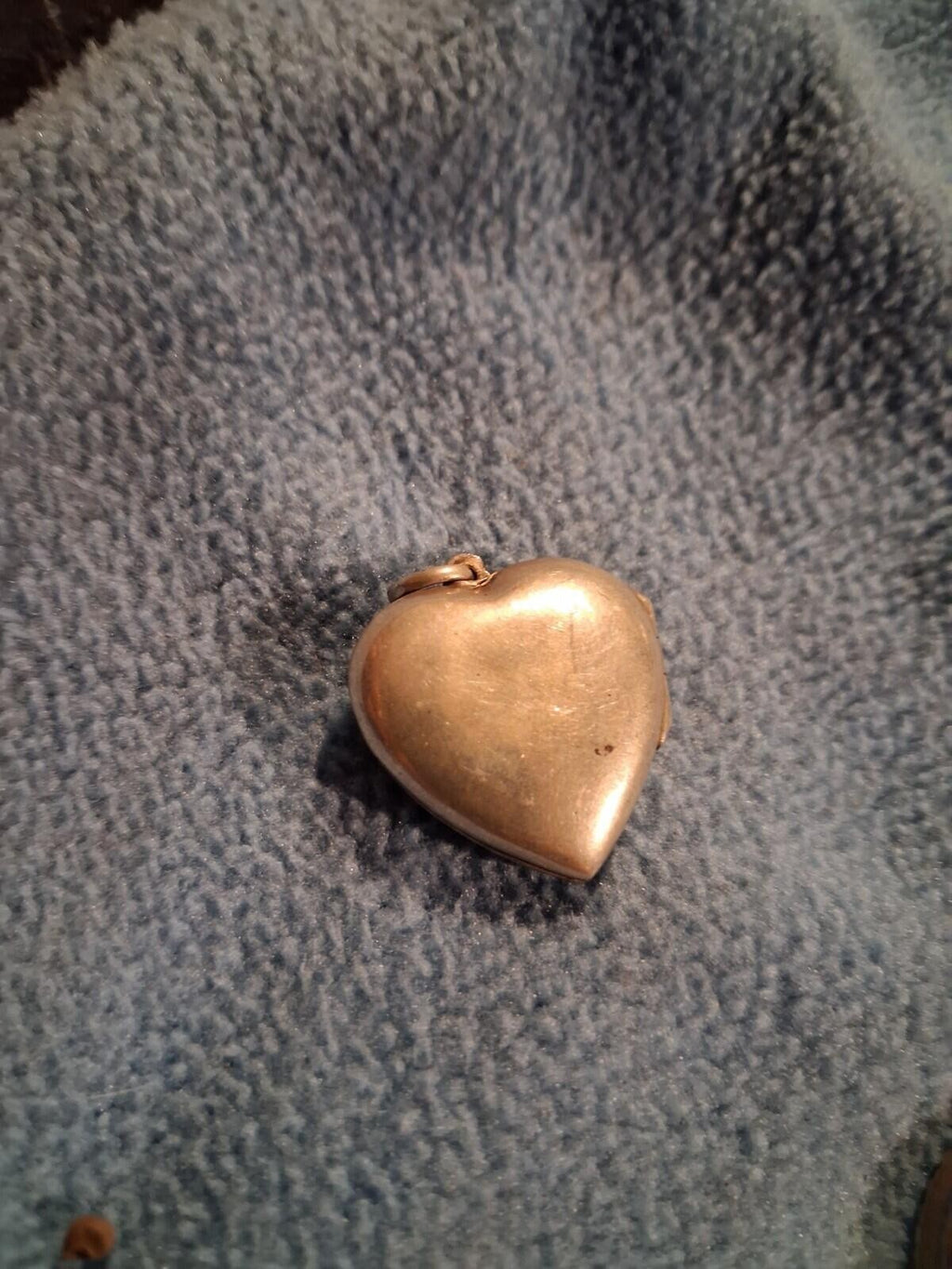 Vinatge Sterling Onyx Heart Locket