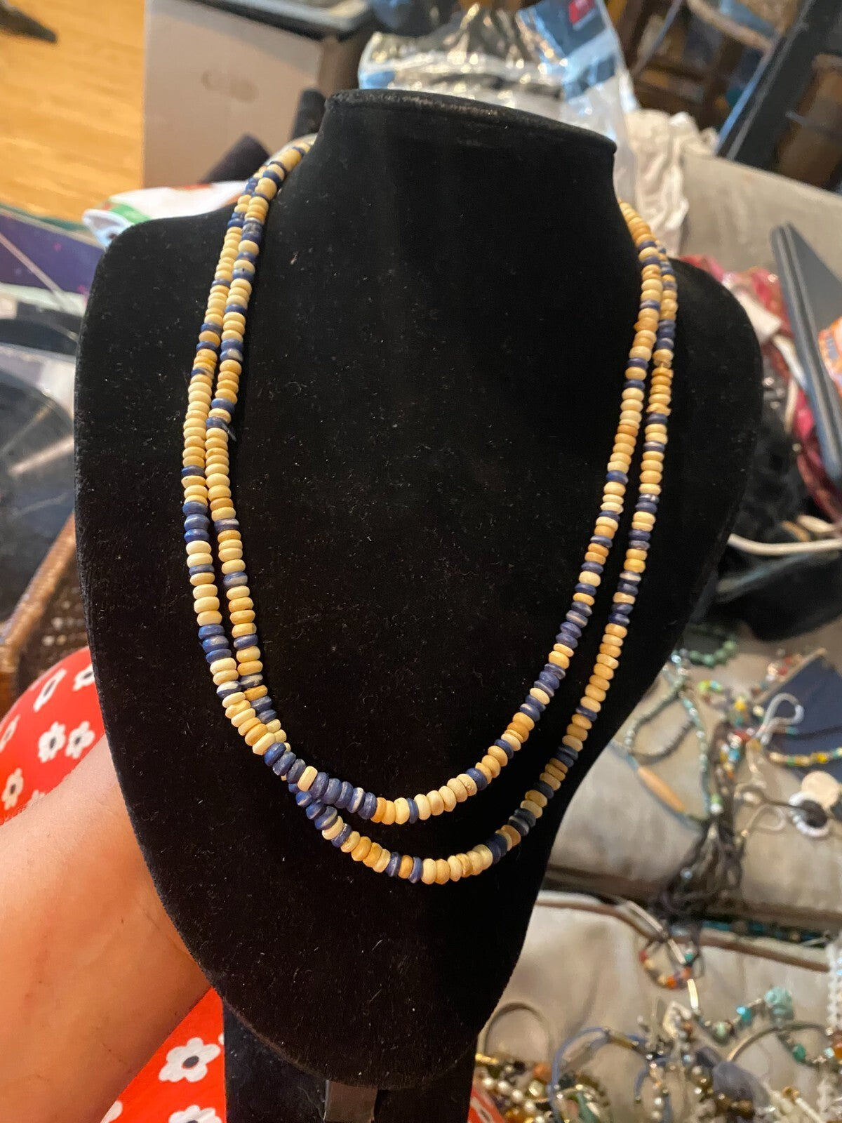 vintage boho statement necklace