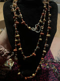 Vintage Art Glass Long Necklace
