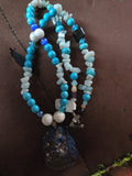 Leacock Ore Turquoise Necklace W/ Stone