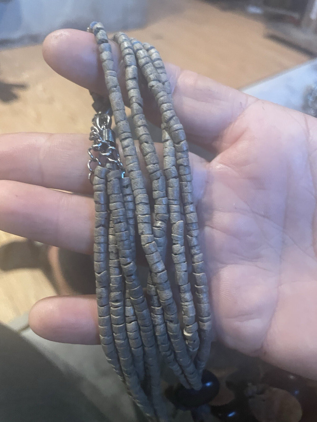 Hawaiian Seed Weaved Necklace With Coconut Shells