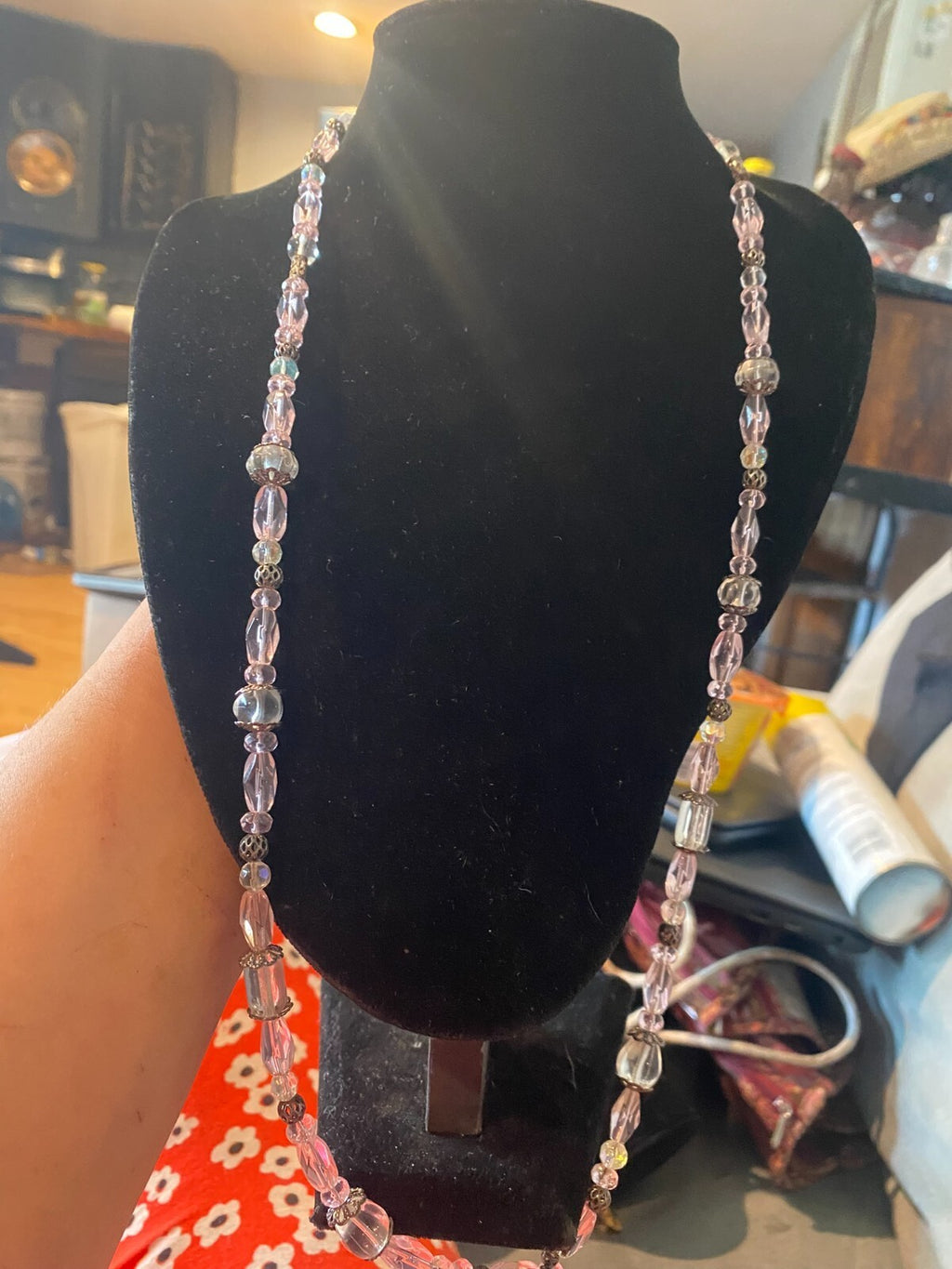 vintage boho statement necklace