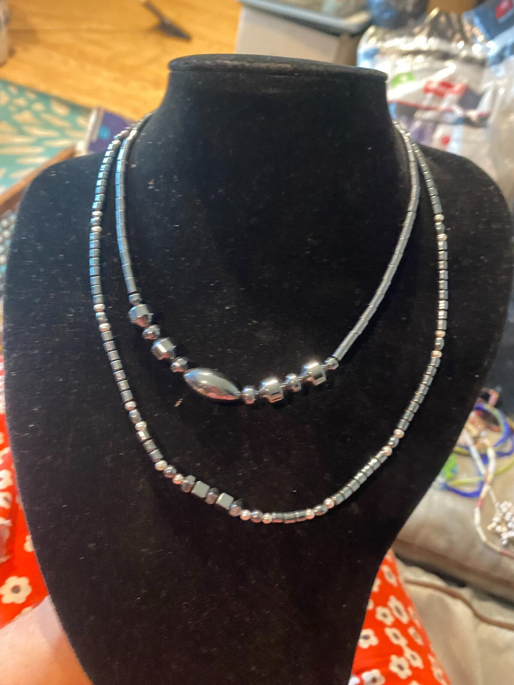 vintage boho statement necklace