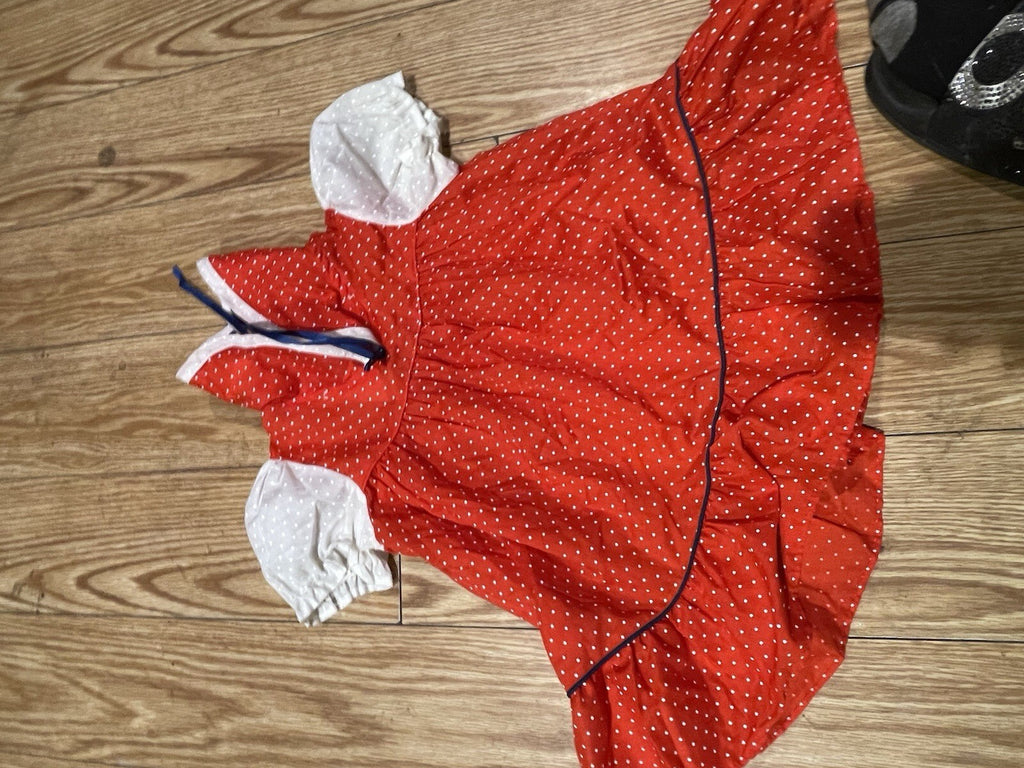 3t vintage toddler sailer dress