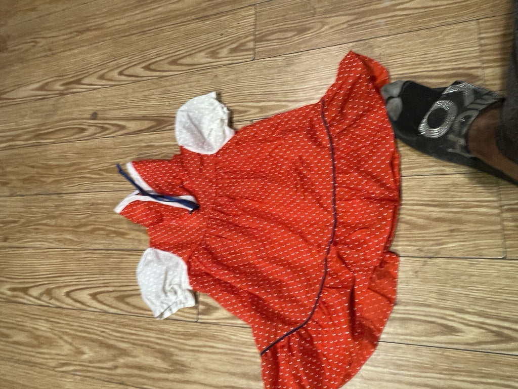 3t vintage toddler sailer dress