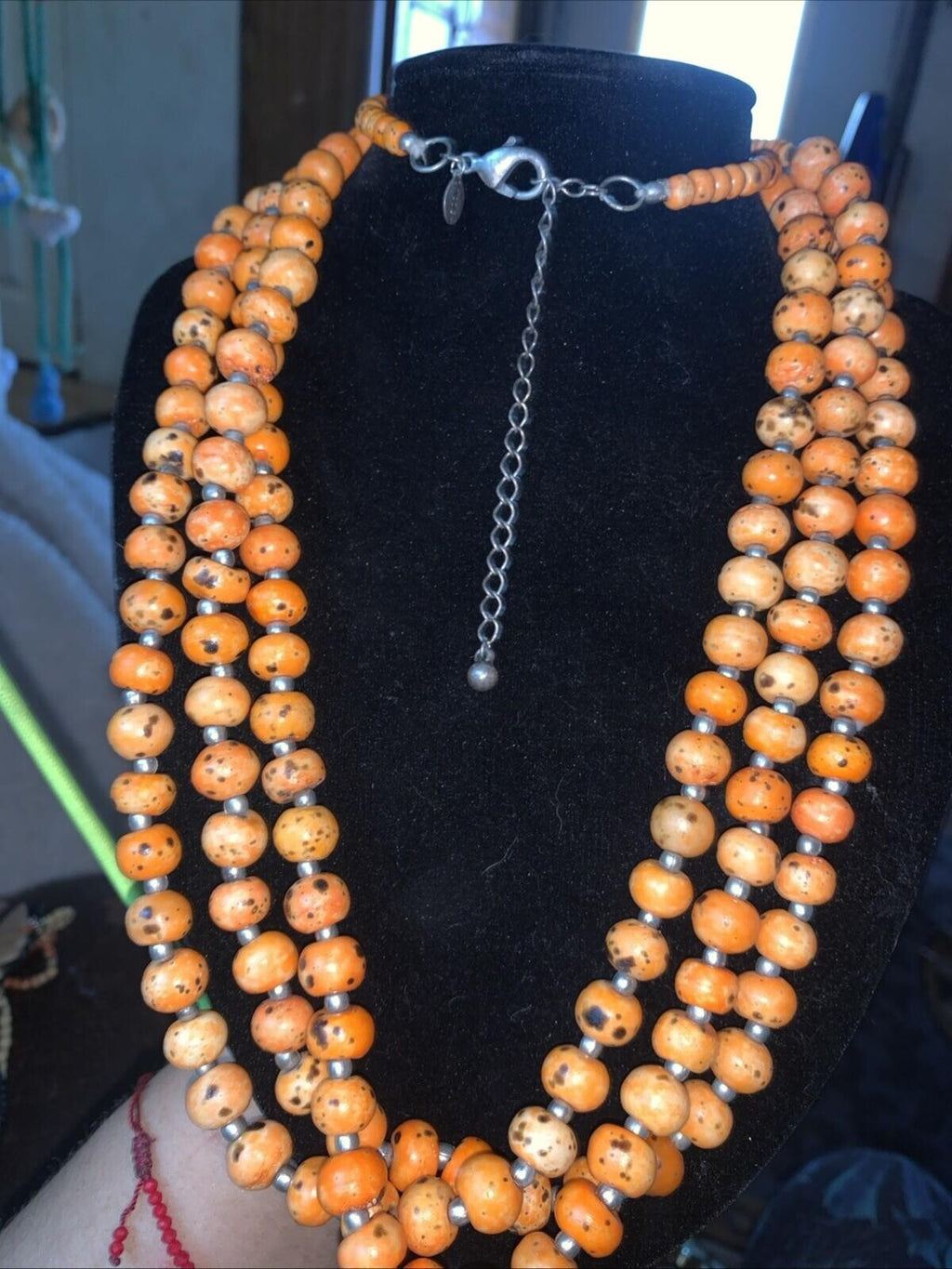 Chicos Autumn And Amber Necklace