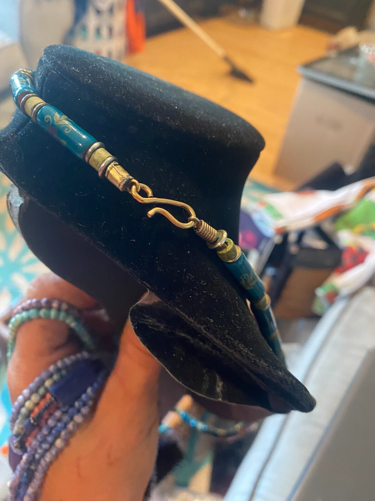 vintage boho statement necklace