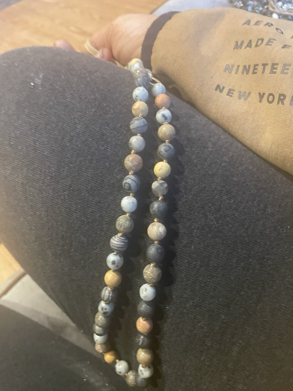 2 Genuine Jasper Necklaces