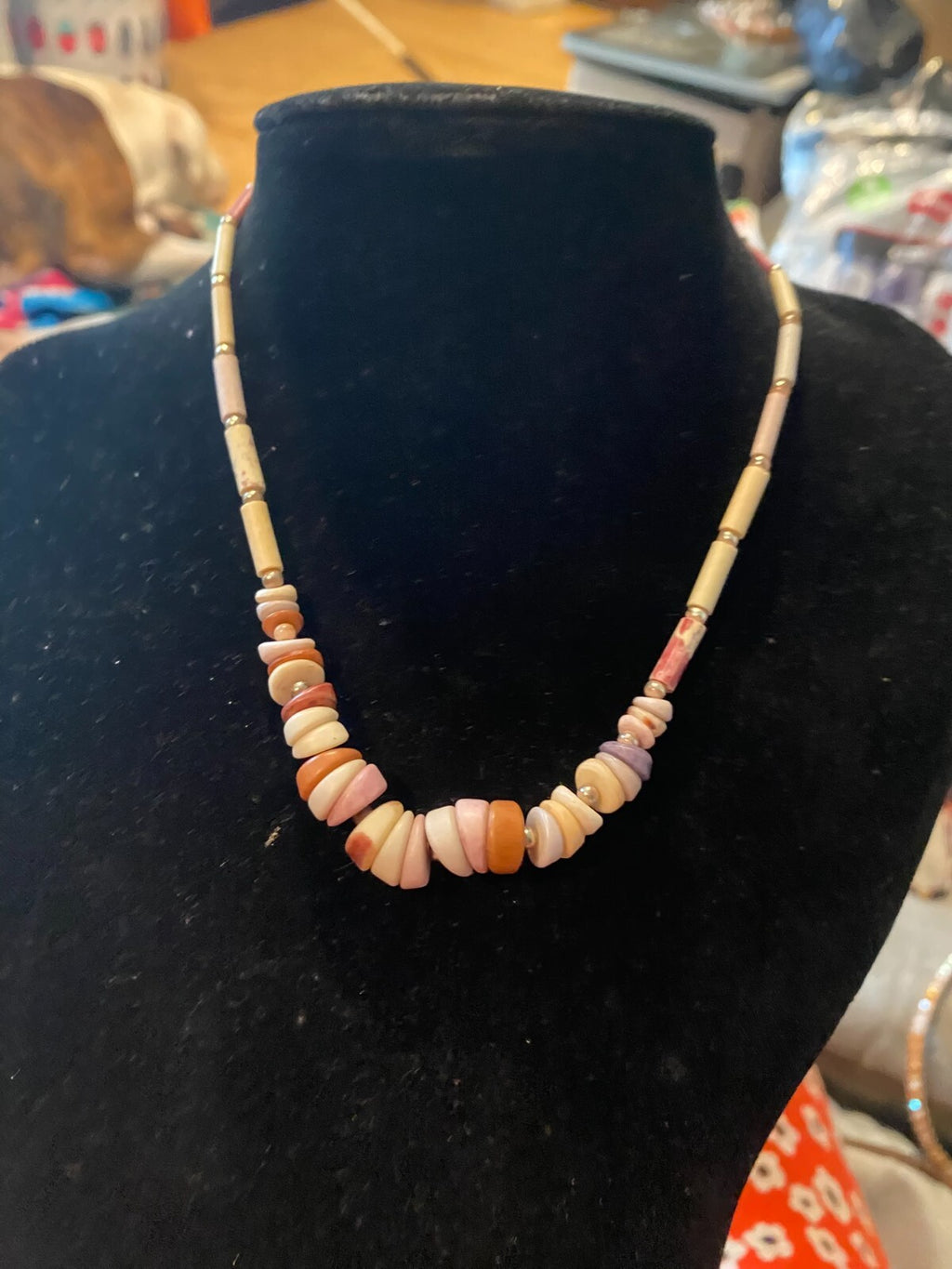 vintage boho statement necklace
