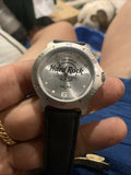 Seminole Hard Rock Tampa Men's Watch Black Leather Band