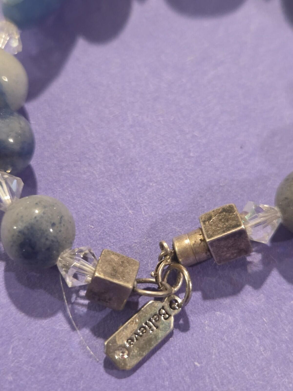 Agate And Sodalite Sterling Bracelet