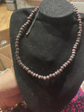 purple catseye necklace