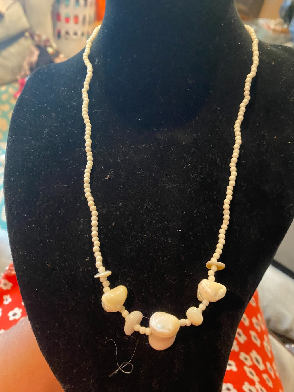 vintage boho statement necklace