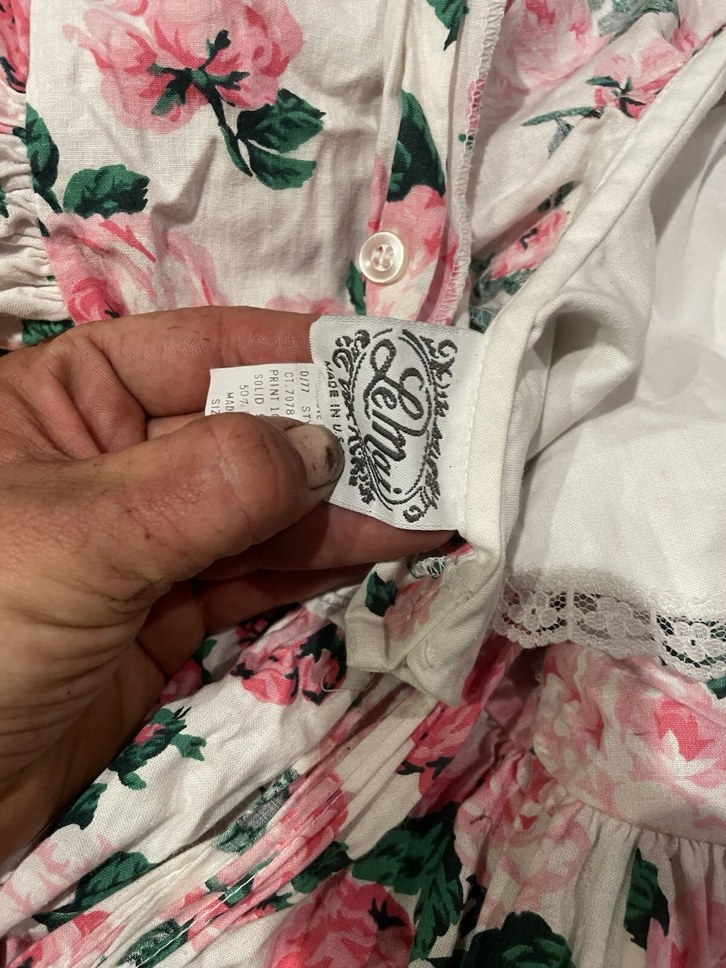 1980s/1990s floral romper or bubble jumper Girls Size 16