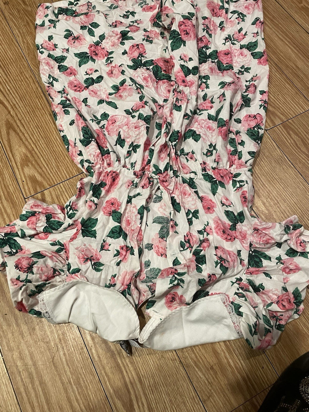1980s/1990s floral romper or bubble jumper Girls Size 16
