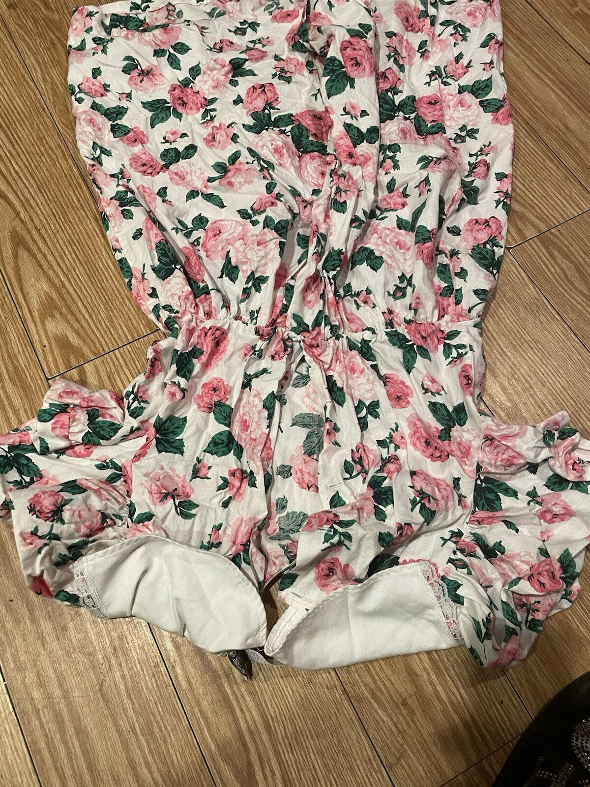 1980s/1990s floral romper or bubble jumper Girls Size 16