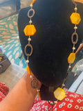 vintage boho statement necklace