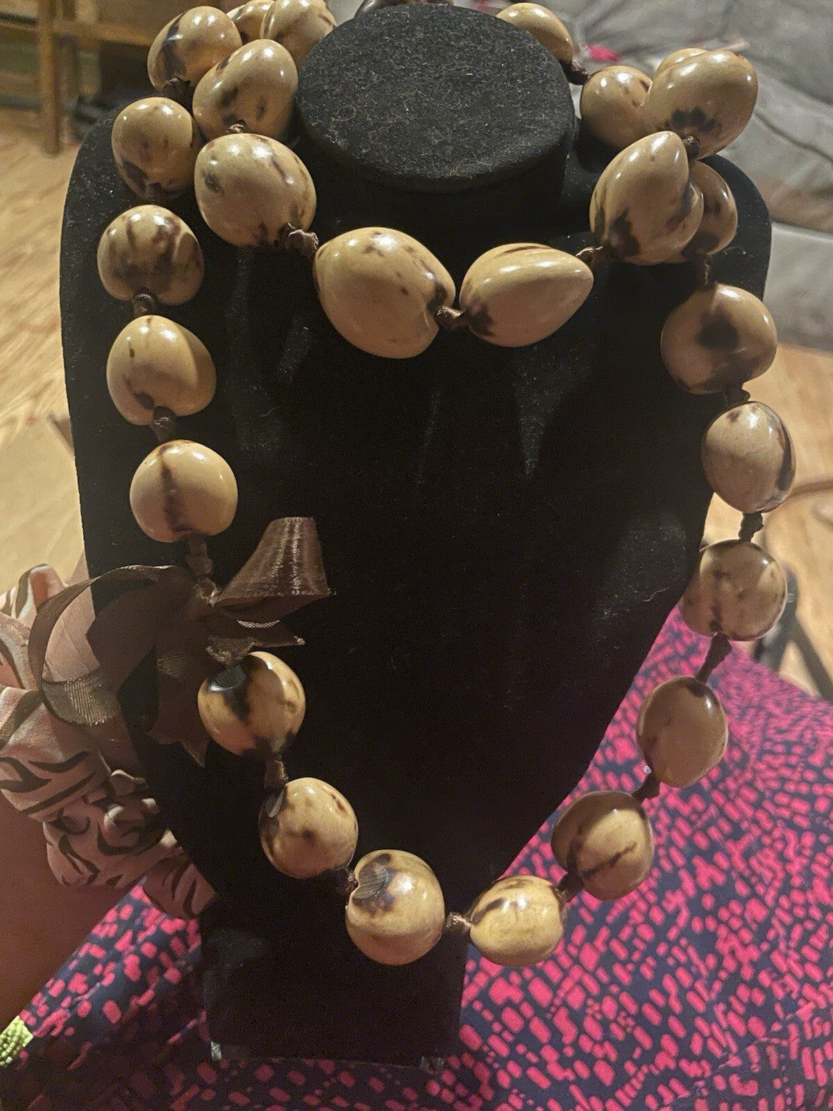 Hawaiian Seed Necklace Lei