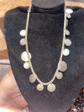 Kenneth Cole Reaction Necklace Gold Dangle Circles