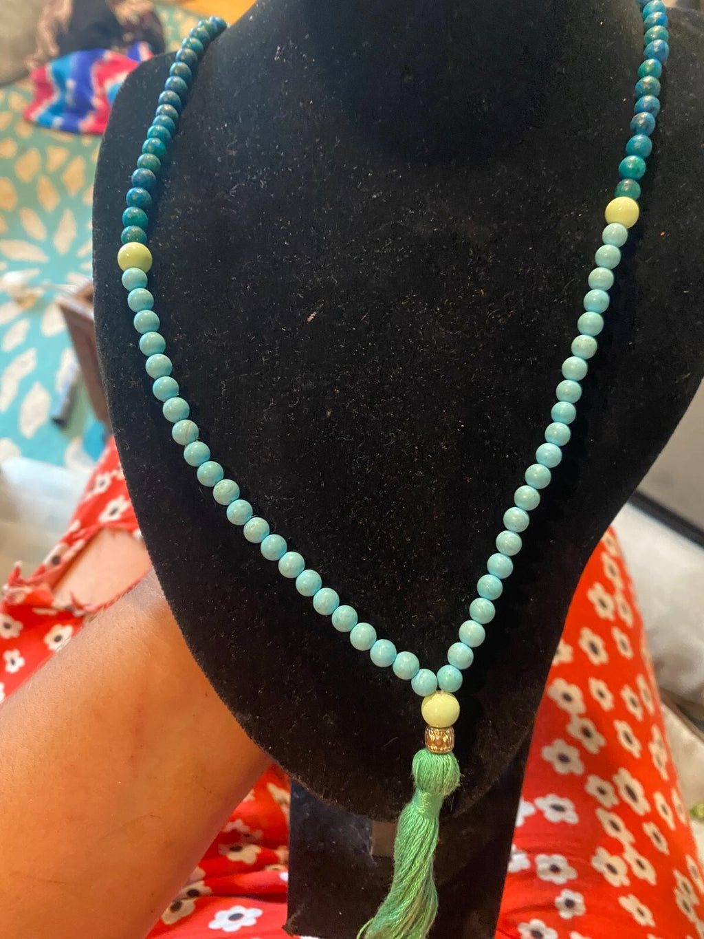 vintage boho statement necklace