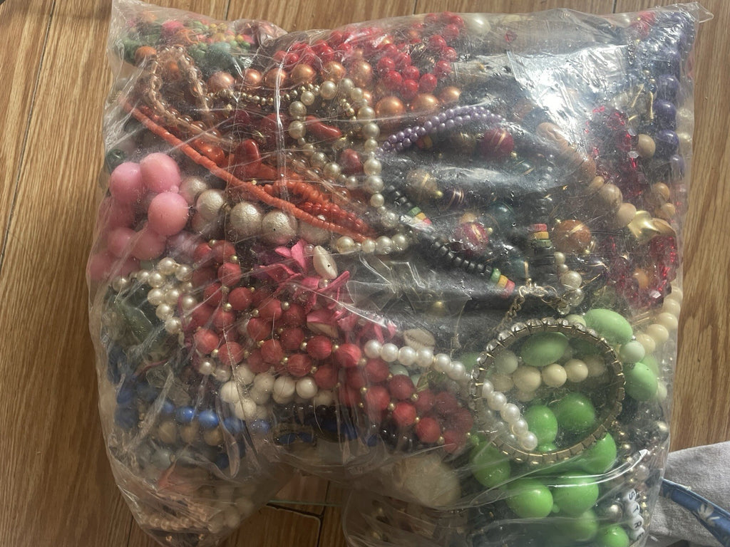 Mixed Lot Of 7+ Pounds Of Misc Costume Jewelry.