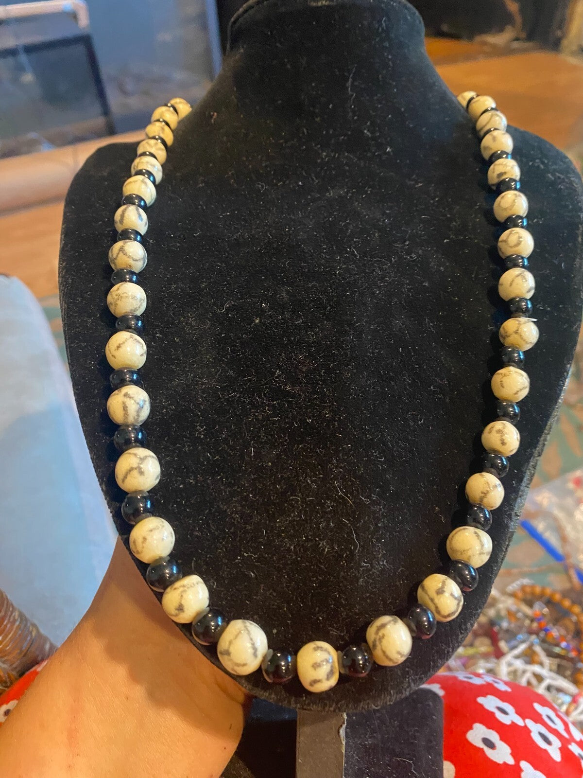 vintage boho statement necklace
